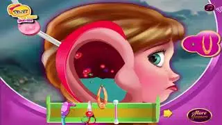 Anna Ear Injury   Frozen Games   Frozen Anna Ear Doctor Game for Kids 720p 30fps H264 192kbit AAC