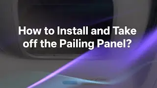 How to install and take off the pailing panel?
