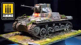DIORAMA O ESCENA PARA EL  PANZER I BREDA | MAQUETA DE AMMO  1:16 | EN ESPA&Ntilde;OL - DonGregorioYJack