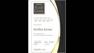 Wir feiern unsre Auszeichnung vom Gro&szlig;en Restaurant & Hotelguide