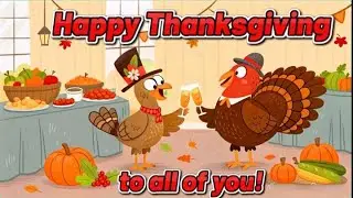 Happy Thanksgiving to all of you! /  Funny song