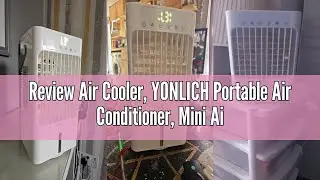 Review Air Cooler, YONLICH Portable Air Conditioner, Mini Air Conditioner Fan with 900ML Water Tank,