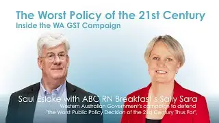 Saul Eslake   Inside Western Australia GST campaign