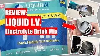 REVIEW: LIQUID I.V. Hydration Multiplier Electrolyte Drink Mix