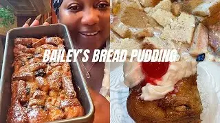 Baileys Rum Cream Bread Pudding | Rich & Creamy Homemade Dessert 