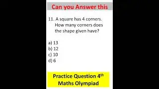 Class 4th Olympiad Exam Question /Mental Maths/Maths Quiz#shorst #shortsvideo #shortsviral