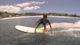 Jack Entwistle surfing Norfolk Island