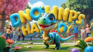 Dino&rsquo;s Happy Day 🦕 | Fun English Nursery Rhymes for Kids | 3D Baby Songs