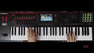 Roland Fantom 0 - Spending My Time (Roxette + Acapela) - Keyboard Cover with Custom Sounds