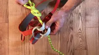 Escalade : encordement baudrier