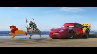 Disney & Others meets Cars 3 - Training on Fireball Beach