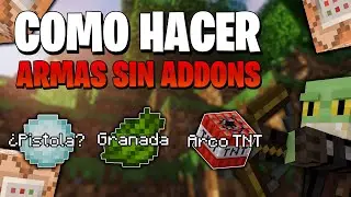 Como hacer un ARCO EXPLOSIVO, una PISTOLA y una GRANADA en Minecraft Bedrock/Java