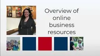 Overview of online business resources (2022 revision)