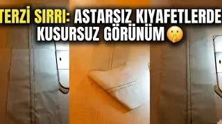 Profesyonel Terzi Tekniği: Gizli Dikiş (Kot Dikişi) Nasıl Yapılır? | Astarsız Temiz Bitiş 🧵#diy 