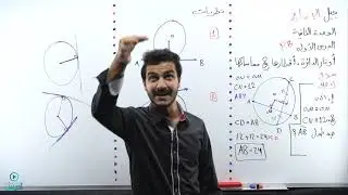 الأستاذ يوسف حجير _  الوحدة الثانية _ الدرس الاول _  الجزء الثالث الدائرة_ عاشر
