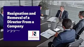 Resignation & Removal of a Director From the Company