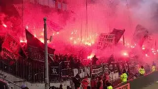 Pyroshow Eintracht Frankfurt @Millerntor FC St. Pauli