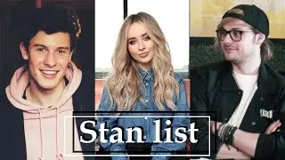 My non kpop stan list