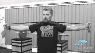 Causer Conditioning: Shoulder Mobility Warm Up With Band