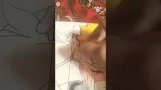 Drawing Boruto letter 