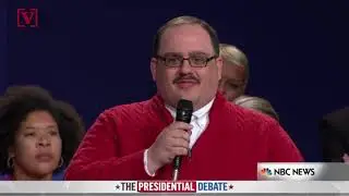Ken Bone Wearing His Famous Red Sweater Says He&rsquo;s in the Yang Gang