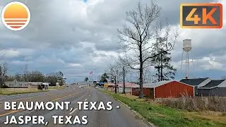 Beaumont, Texas to Jasper, Texas! Drive with me!