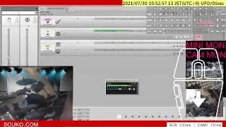 210730-01 OBS 27.0.1/E-Drum Live/ Jamtaba 2.1.16/