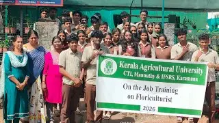 Veeranakavu VHSE visit at SHIKHA ORCHIDS