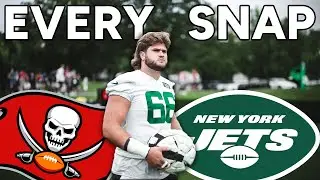 Joe Tippmann EVERY SNAP - New York Jets vs Tampa Bay Buccaneers