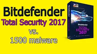 Bitdefender T.S. 2017 против 1500 вредоносных программ + полный обзор