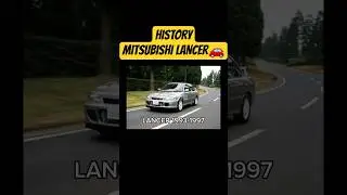 HISTORY MITSUBISHI LANCER🚗 #shorts #viralshorts #automobile #jdm #mitsubishi #lancer