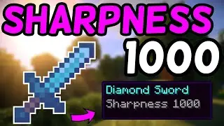 How To Get A Sharpness 1,000 Sword In Minecraft 1.16! (2021)