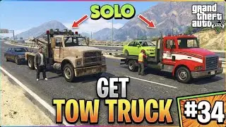 GET TOW TRUCK IN GTA 5 | TOW TRUCK MISSION GAMEPLAY 
