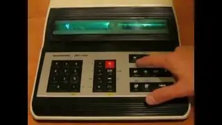 Soviet Programmable Calculator MS-1103 - basic operations