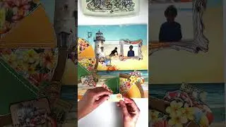 Meet Me Seaside-12x12 Scrapbook Inspired Layout- 49 & Market Beach Vibes Collection-#12x12layouts