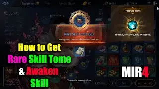 MIR4 How to Get Rare Skill Tome & Awaken Skill
