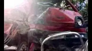 car crash in 90feet road....