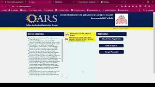 How to update email id and mobile no on DSSSB website