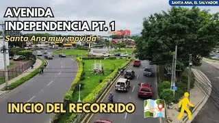Caminando por la Av. Independencia desde Metrocentro Pt.1 &iexcl;mucho movimiento! | Santa Ana El Salvador