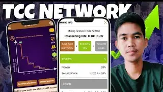 TCC NETWORK | FREE MOBILE MINING APP | TAGALOG REVIEW