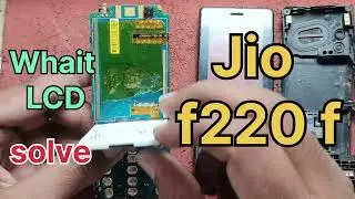 Jio F220f Lcd White problem || Jio F220F White Display problem.