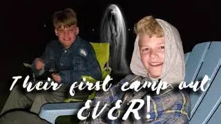 BACKYARD CAMP OUT- vlog