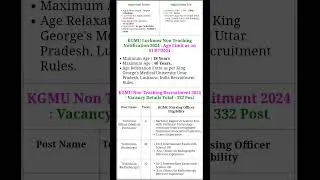 King George's Medical University Uttar Pradesh KGMU Lucknow Non Teaching Group #teaching