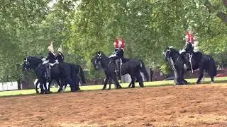 Training Continues, London, Royal Guards.
