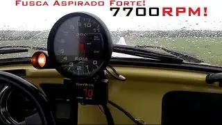 Fusca 1622cc GIRANDO 7700RPM!