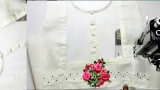 Boat Neck Blouse✂ And Stitching Back Neck 👚 DesignBoat Neck Design ❤️&zwj;🩹#blouse