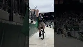 The Unipiper performs National Anthem ahead of MLS match between Portland Timbers and Los Angeles FC