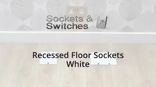 Recessed Floor Sockets White