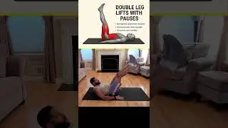 Leg Lifts for Killer Core Strength #elevenfittv #noequipmentworkout #homeworkout