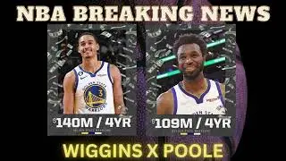 NBA BREAKING NEWS Jordan Poole bags $140M, Wiggins $109M  @Inspire DigiTV | Poole | Wiggins